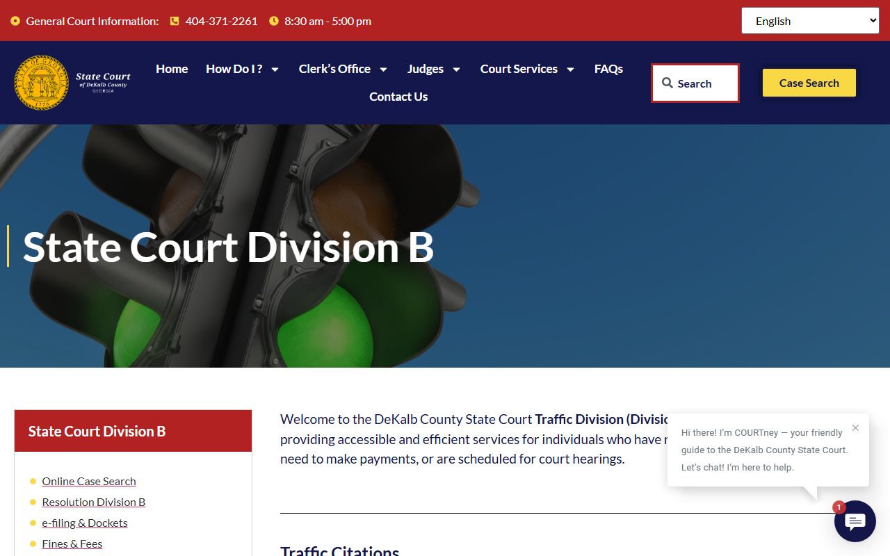 Dekalb County Traffic Ticket Records reference image 1